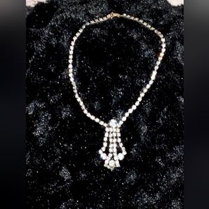 A vintage rhinestone choker from the mid-30's